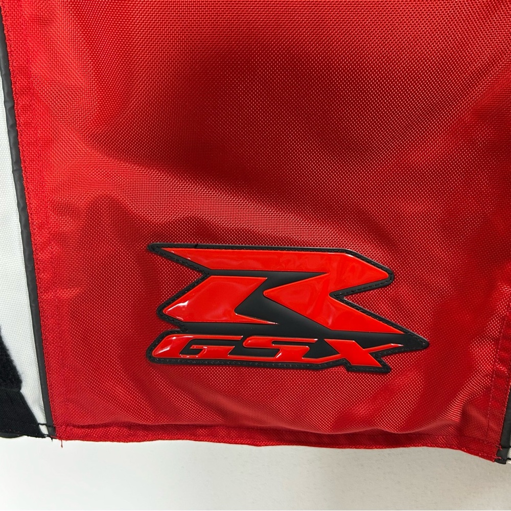 SUZUKI Style GSRX Men’s Red & Black Motorcycle Jacket Size M - Picture 10 of 16
